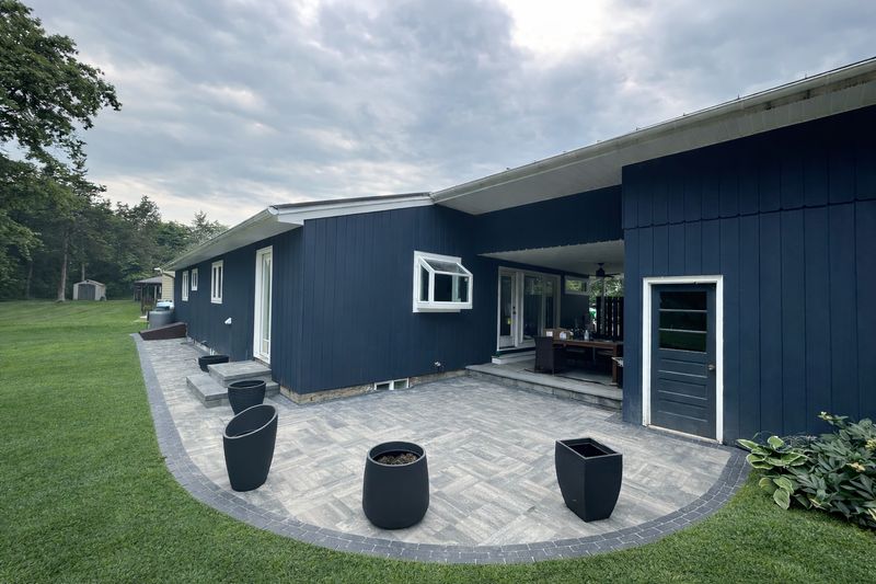 Hardscaping installation