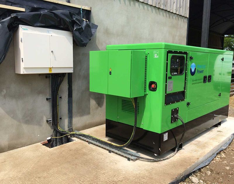 Commercial generator and backup system