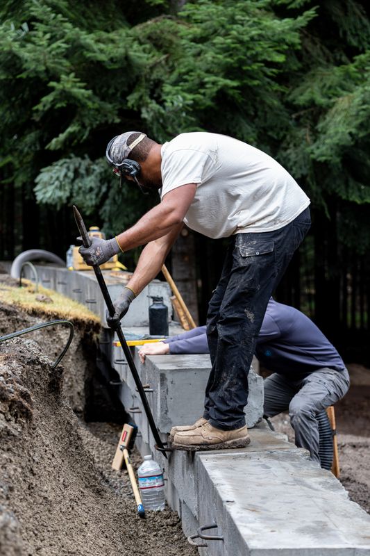 Precast Block Retaining Walls