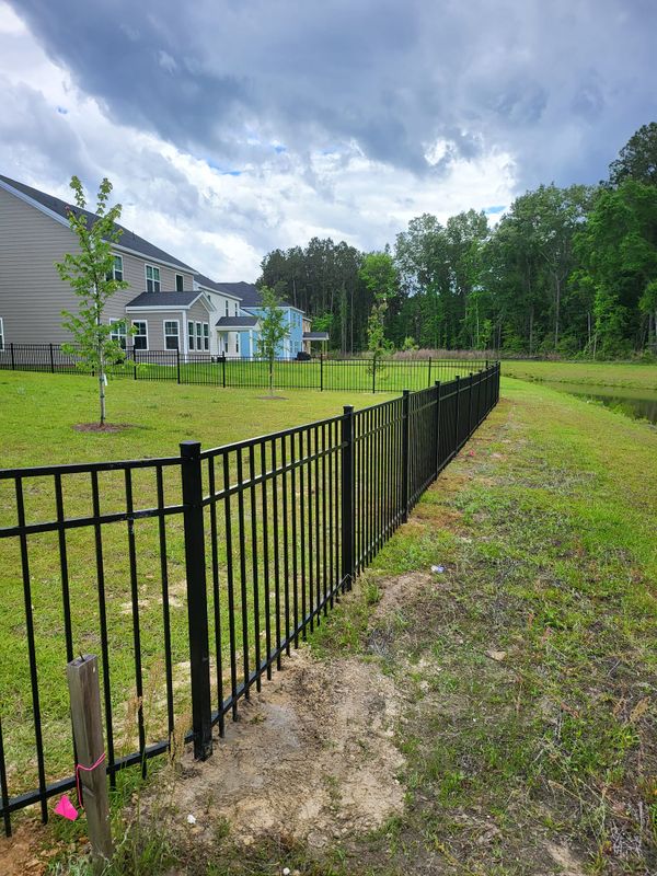 Black Aluminum Fences