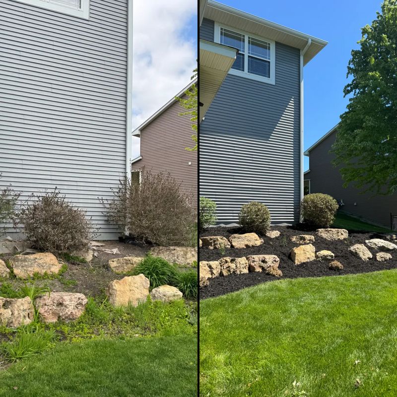 Mulch and Rock Installation gallery