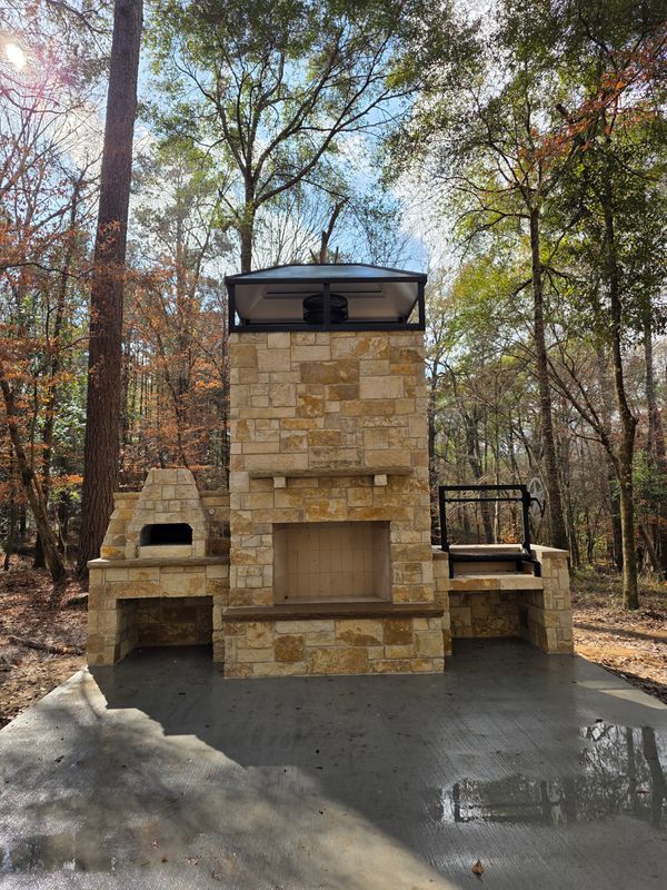 Outdoor Kitchen Construction