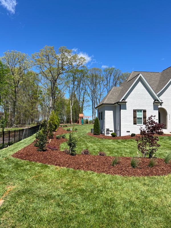 Mulch, River Rock and Pine Needle Installations