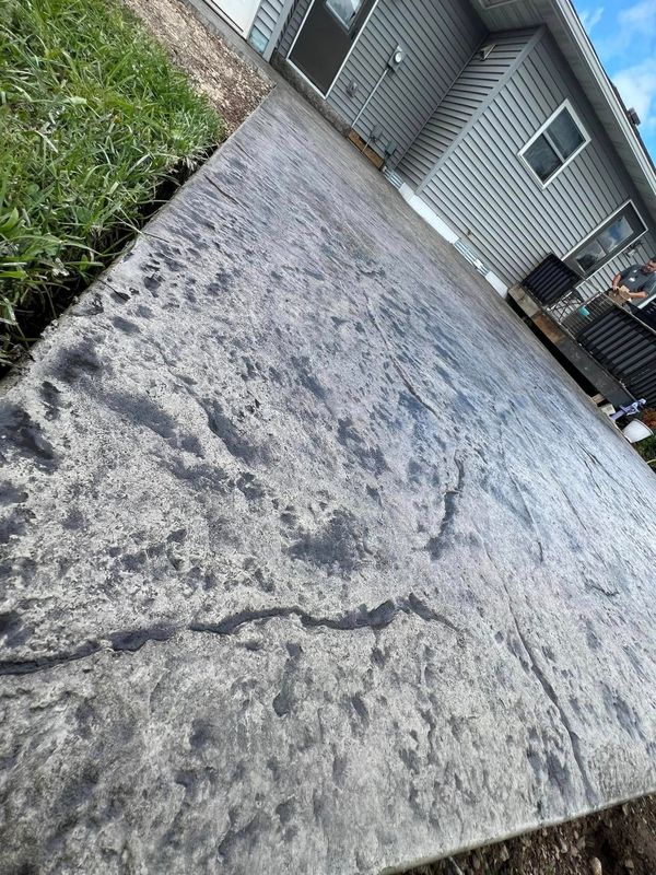Stamped Concrete Installation