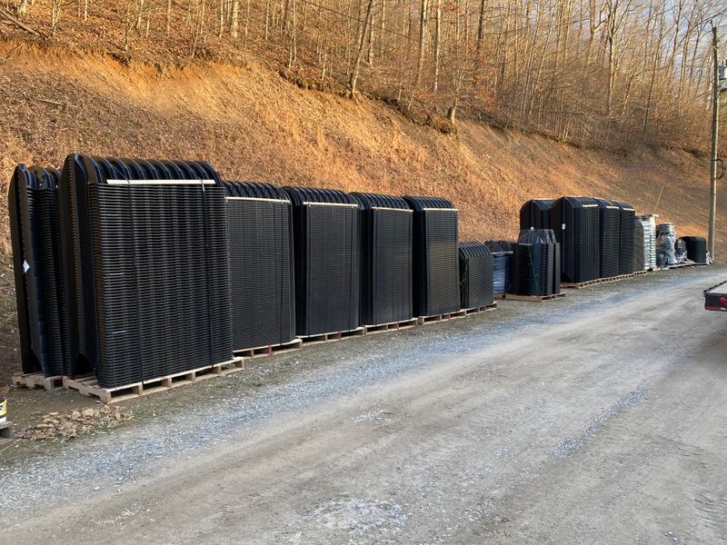 Sale of septic and drain field products.