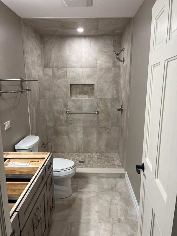 Tile installation