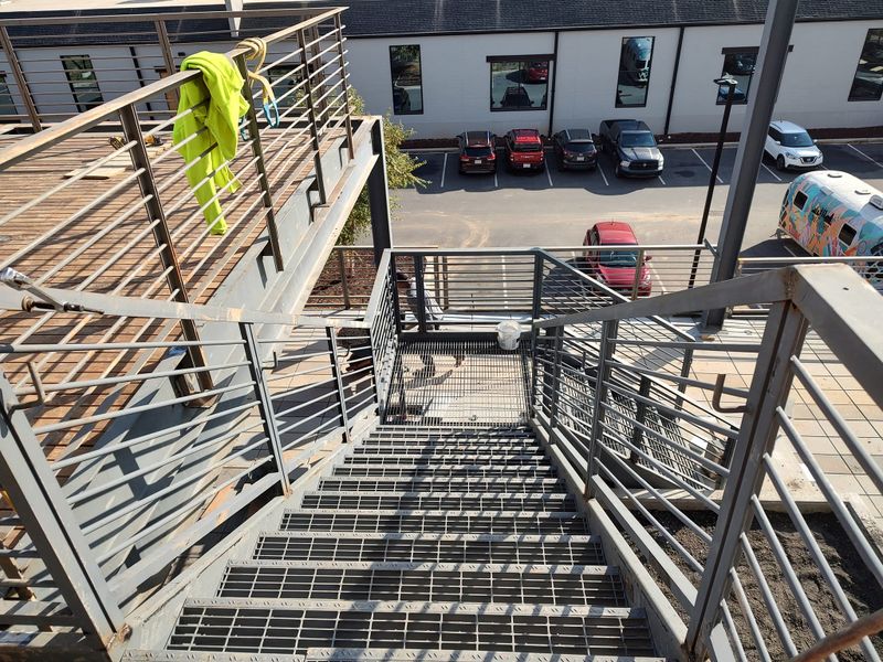 Structural Stair and Rail Erecting