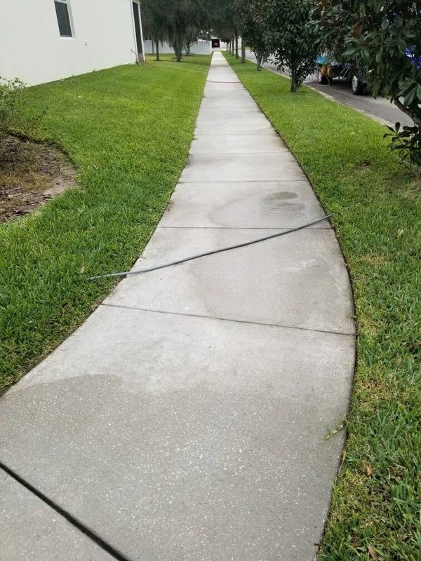 Driveway and Sidewalk Cleaning