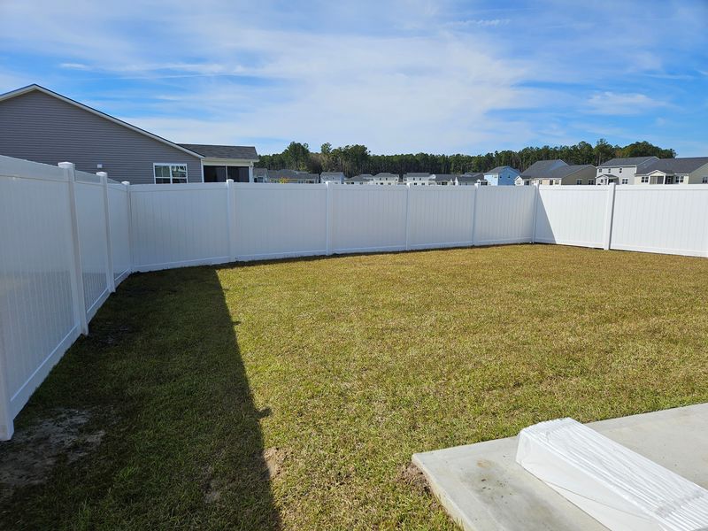 White Vinyl Fences
