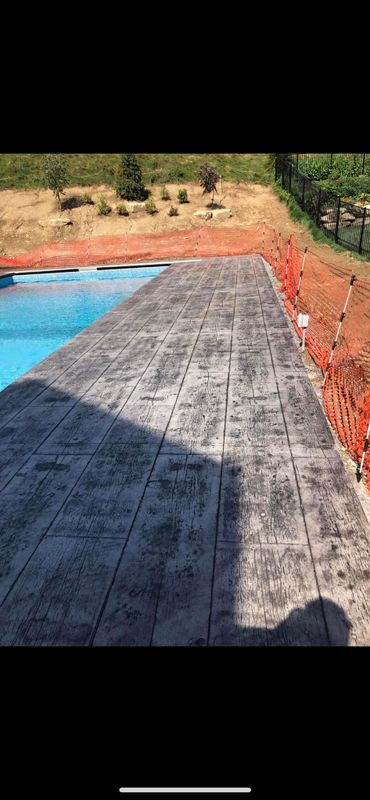 Stamped Concrete Installation