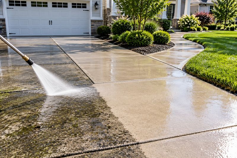 Driveway and Sidewalk Cleaning