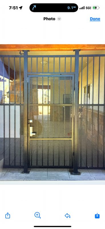 Security gates & walkway