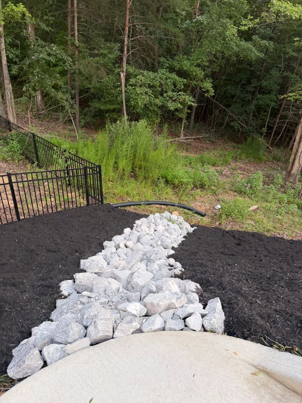 French drain and foundation waterproofing