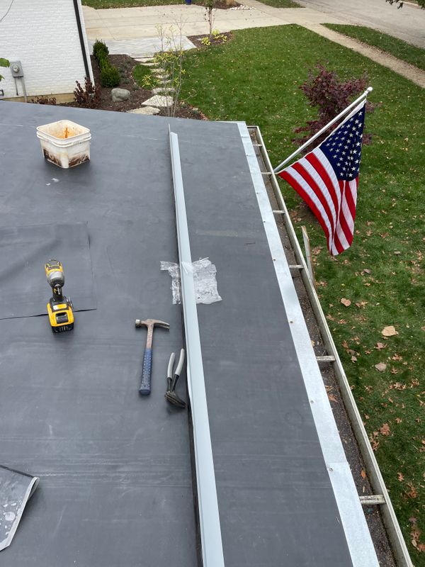 Low slope roofing services