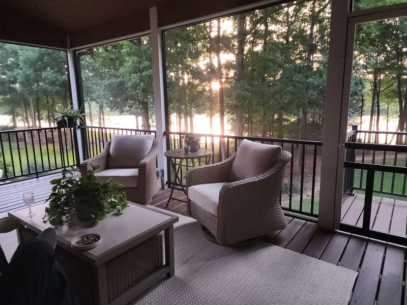 Elevating Outdoor Living: Stunning Screened Porch Transformation in Sharpsburg, GA