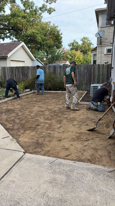 Stamped Concrete Installation