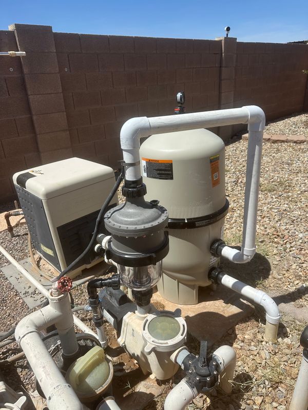 Swimming pool equipment repair