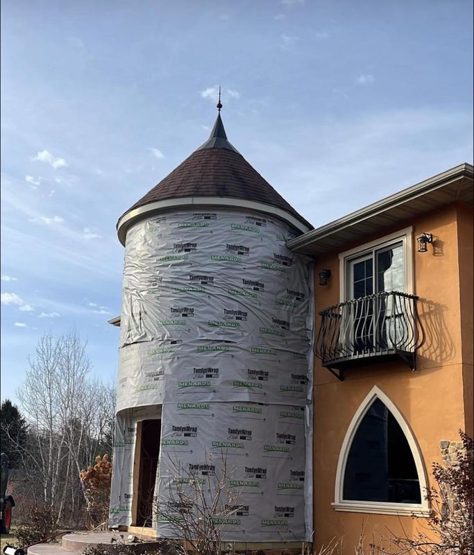 New Home Construction Spray Foam Insulation