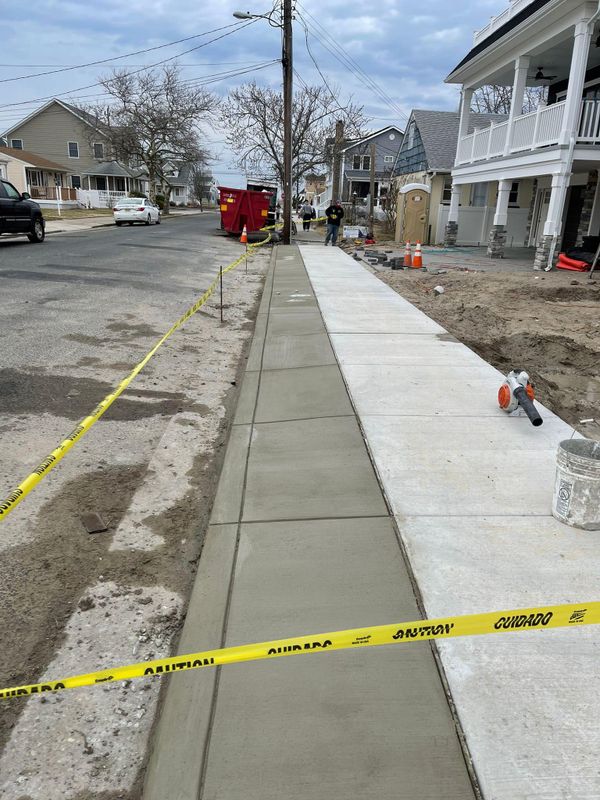 Sidewalk Installation