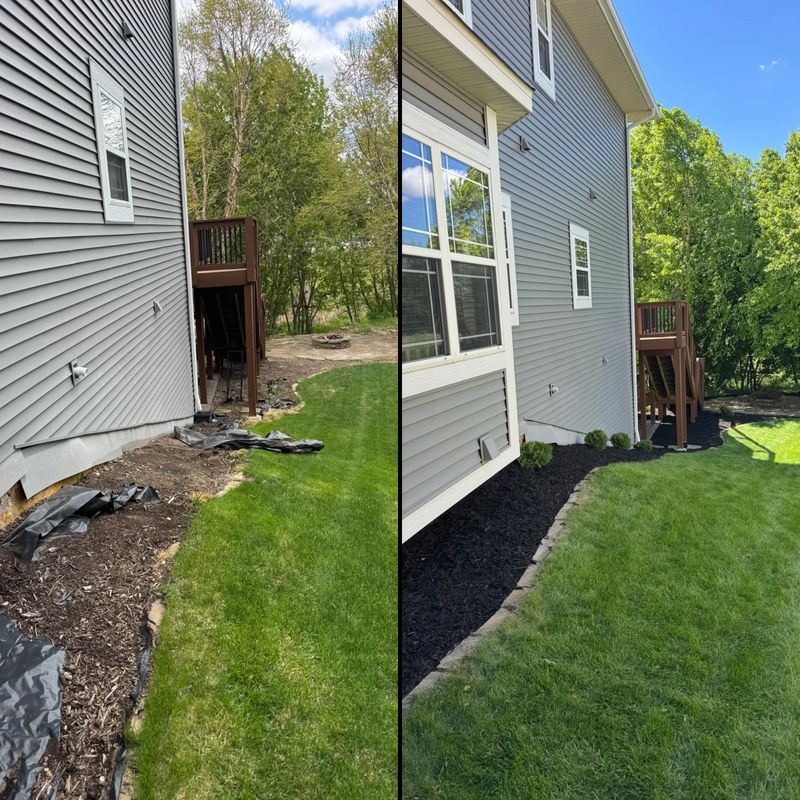Mulch and Rock Installation gallery