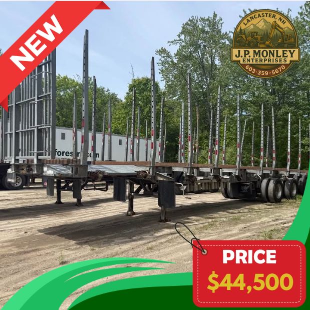 2021 Manac Galvanized 48ft Log Trailer