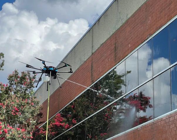 Drone Pressure Washing