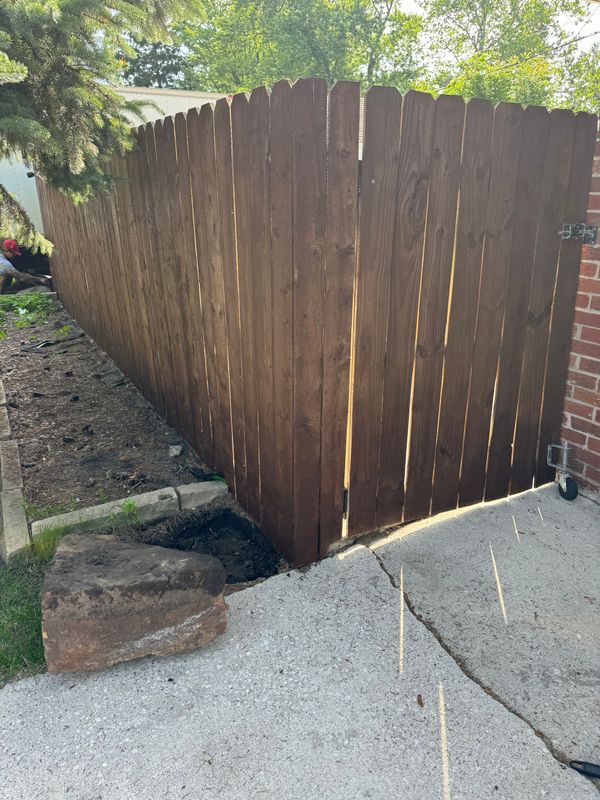 Fence Staining