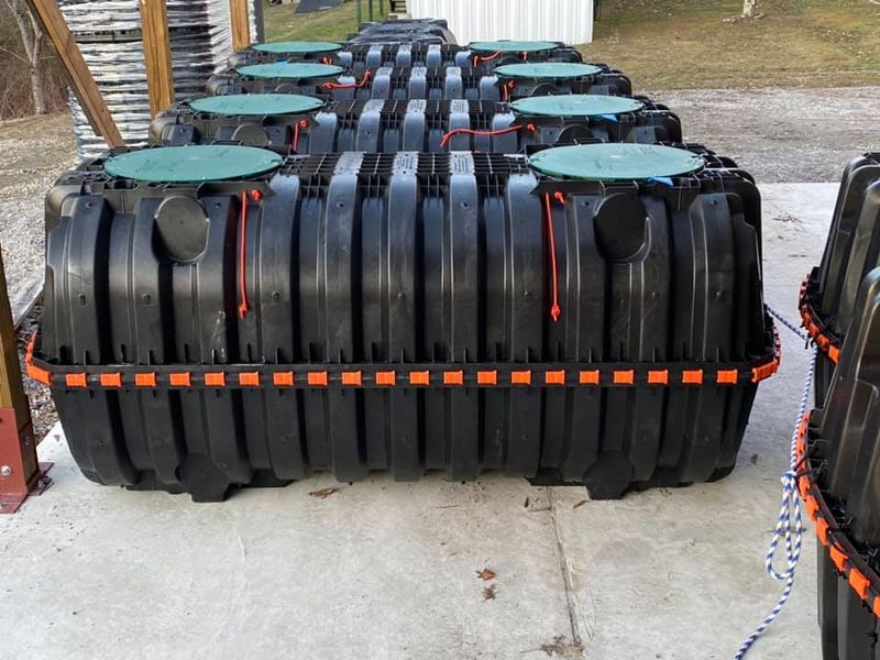 Sale of septic and drain field products.
