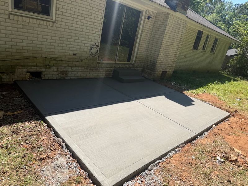 Concrete patios