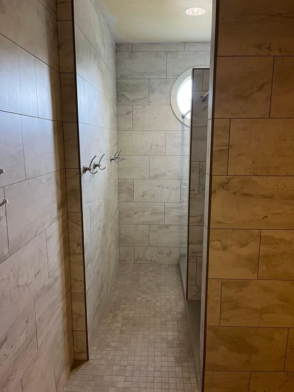 Tile installation