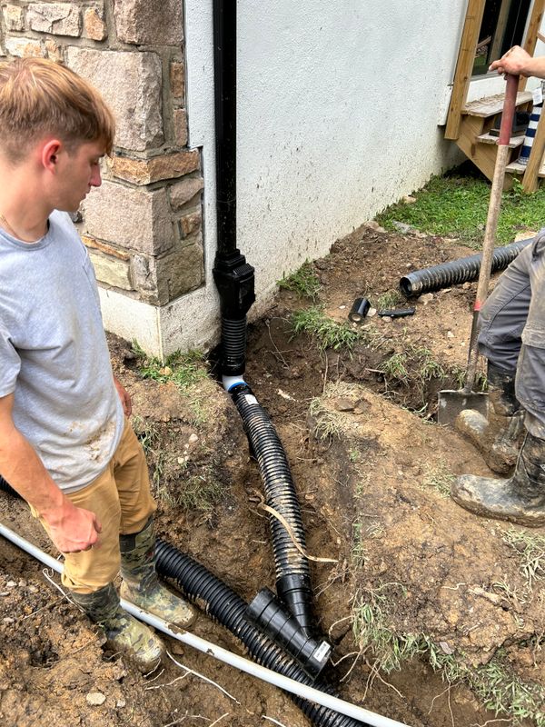 Outdoor French Drains