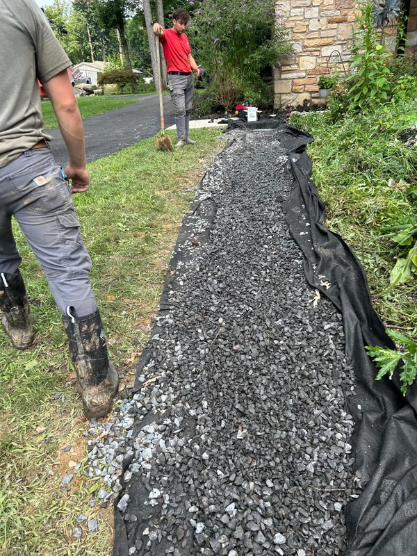 Outdoor French Drains