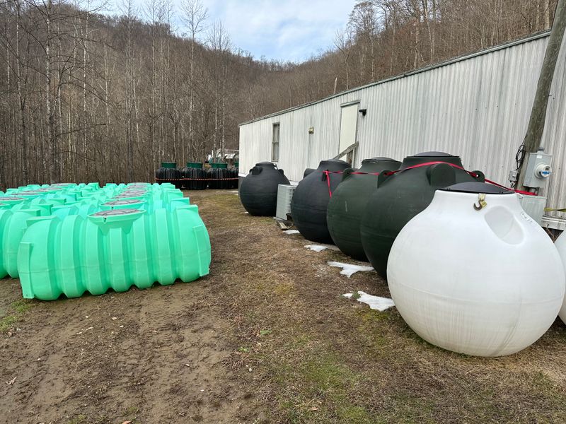 Sale of septic and drain field products.