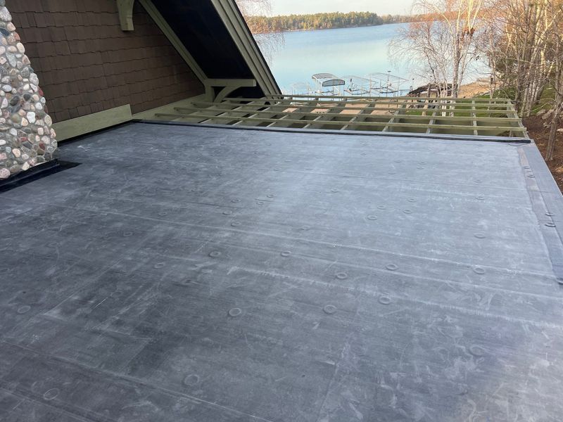 Low Slope rubber Roofing Installation