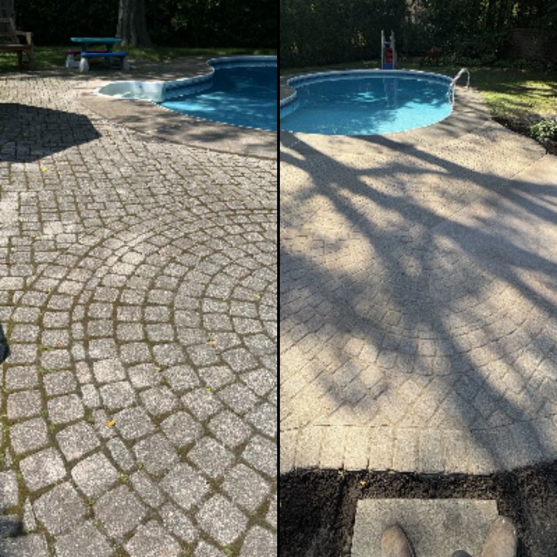 Interlock Pressure Washing & Re-Sanding