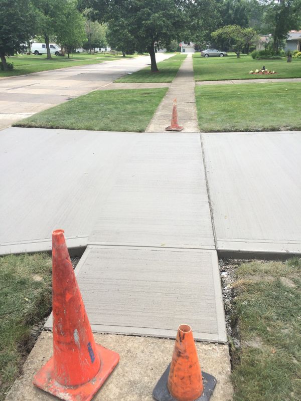 Sidewalk Installation