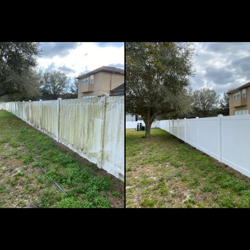 Fence Washing