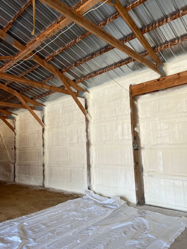 New Home Construction Spray Foam Insulation