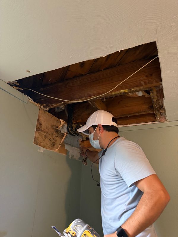 Water-Damaged Drywall & Ceiling Restoration