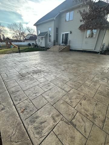 Stamped Concrete Installation