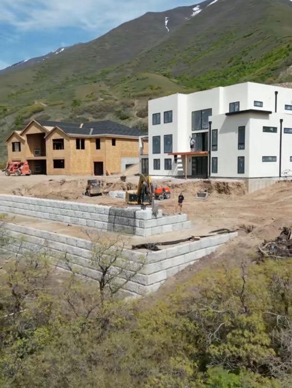 Rock and Block Retaining Walls