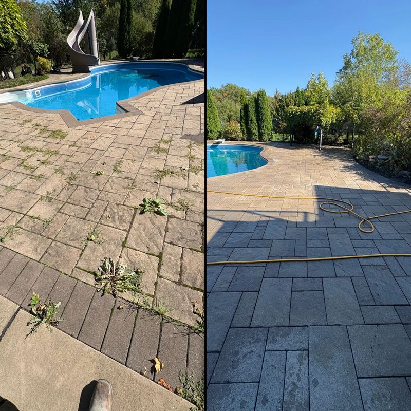 Interlock Pressure Washing & Re-Sanding