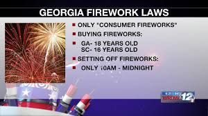 Georgia state fireworks law