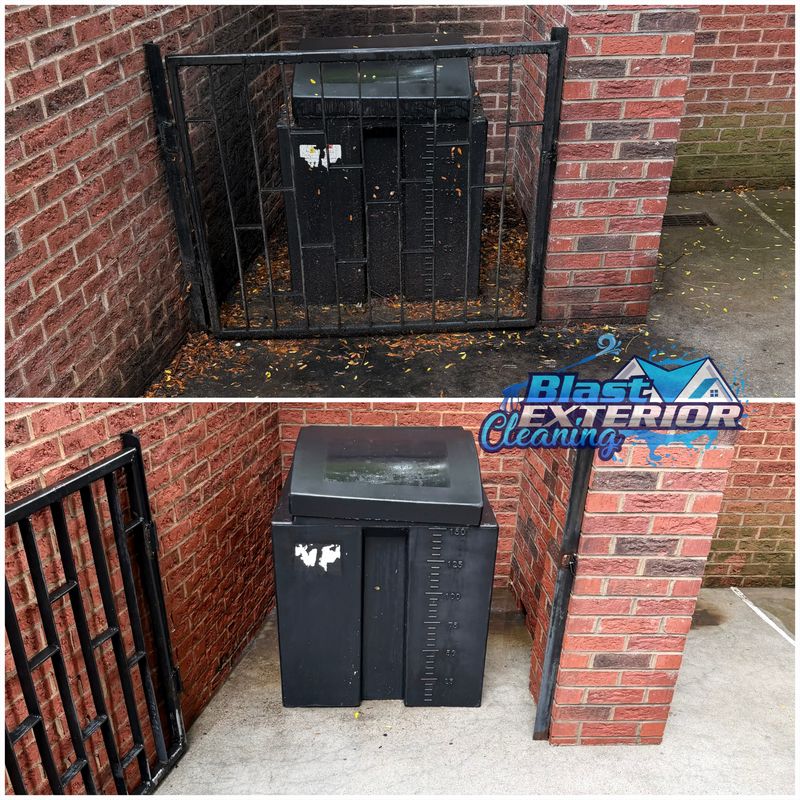 Dumpster Pad Cleaning