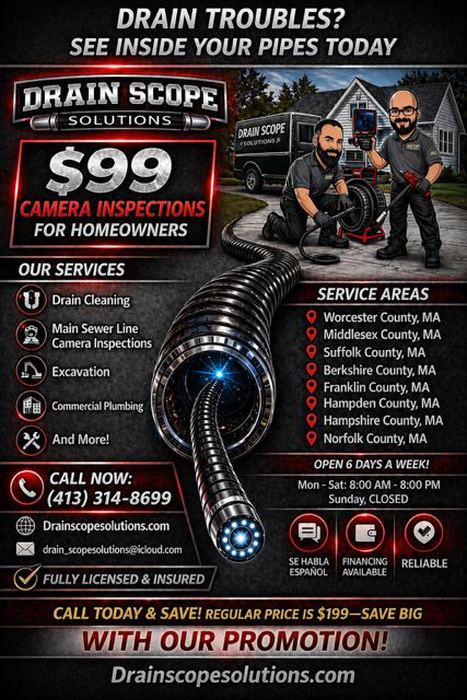 Main Sewer Line Camera Inspections