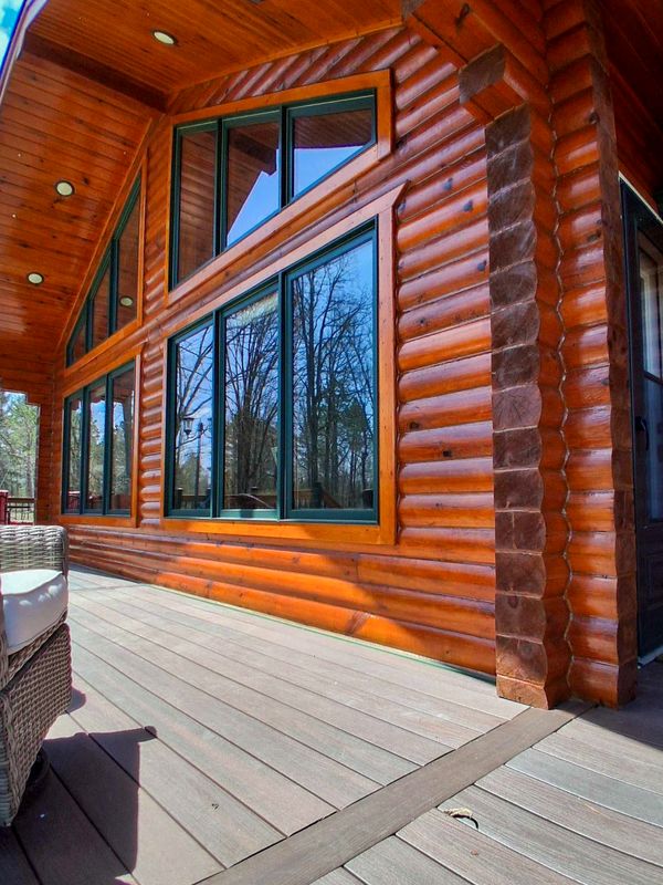 Log Home Refinishing