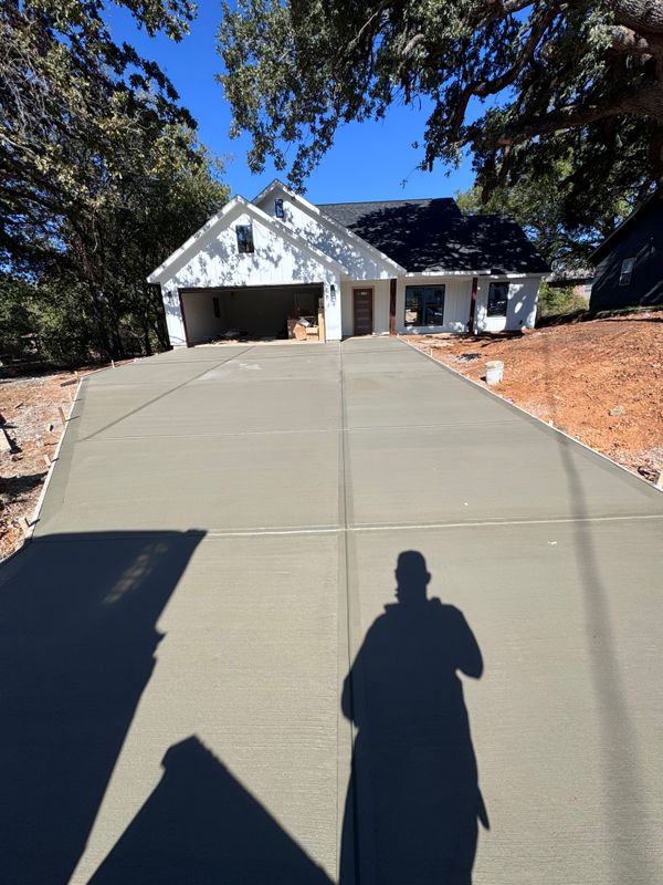 Flat work concrete