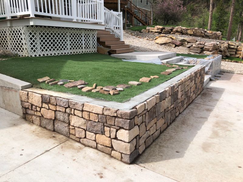 Stone Retaining Wall
