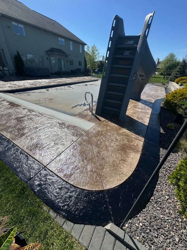 Stamped Concrete Installation