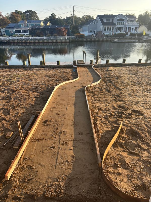 Stamped Concrete Installation